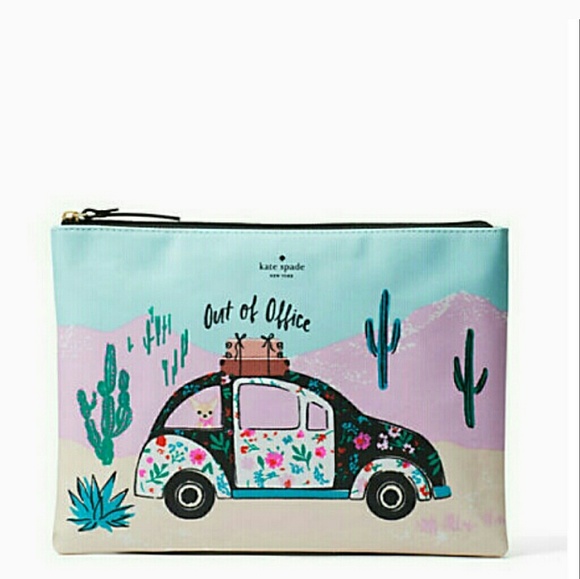 Kate spade out of the office gia cactus pouch - Picture 7 of 7
